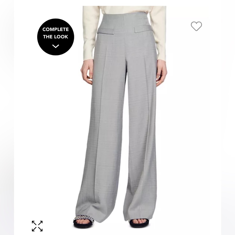 Sandro Grey Trousers